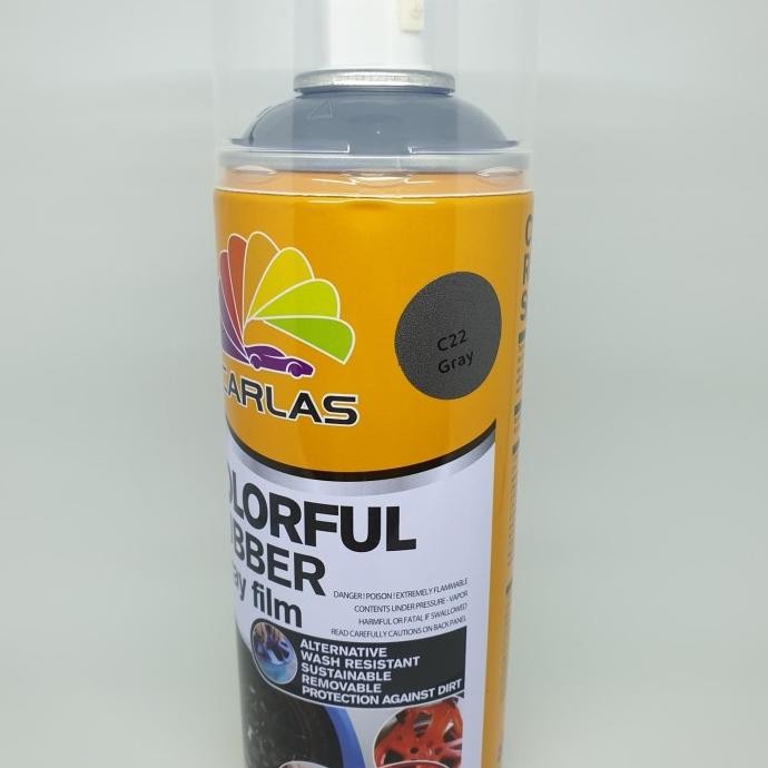 PAINT RUBBER CARLAS C22 GRAY ABU DOFF MATTE GRAY CAT VELG MOBIL MOTOR