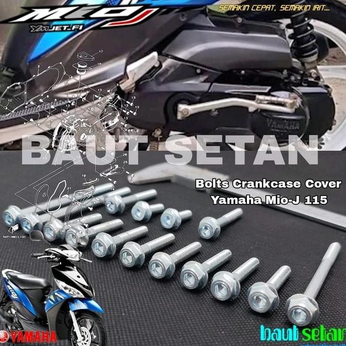 BAUT SET BLOK CVT YAMAHA MIO J/GT MODE DUA KUNCI ORIGINAL