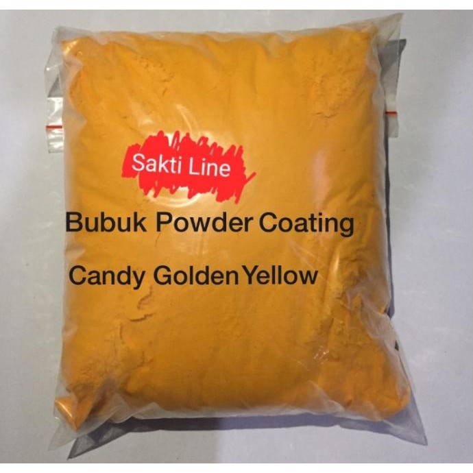 

BARU BUBUK POWDER COATING CANDY GOLDEN YELLOW - 1 KG / 500 GRAM