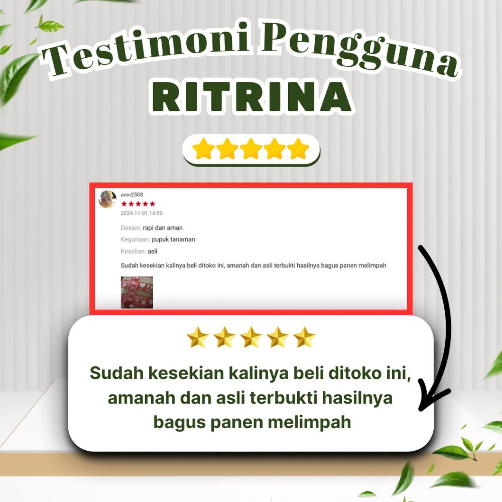 Promo Ritrina  100Ml - Pupuk Cair Tanaman Buah Tanaman Alpukat Rambutan Durian Cabai Mangga Anggur T