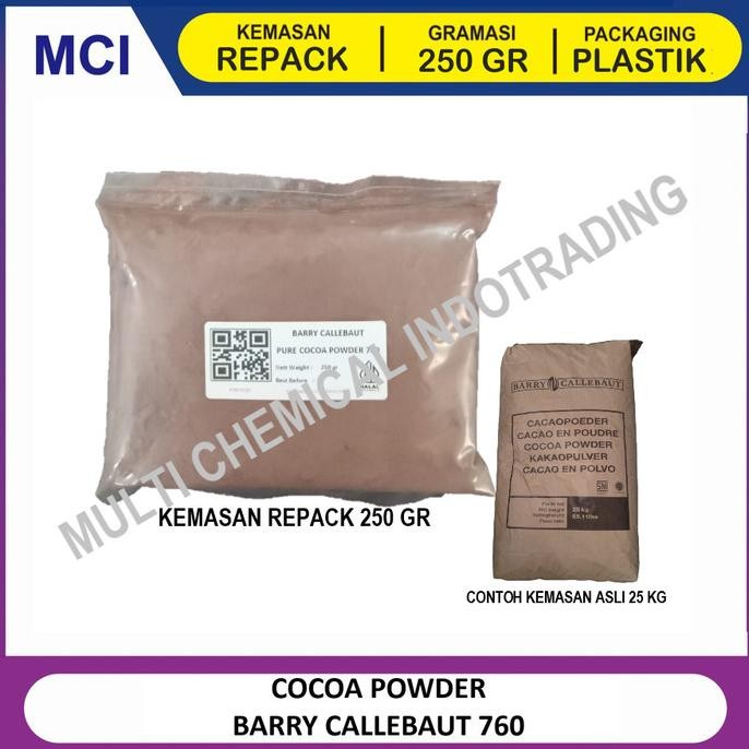 

BARU PURE COCOA POWDER EX. BARRY CALLEBAUT. BUBUK COKLAT MURNI 760 || 250GR