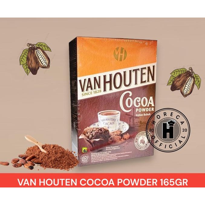 

BARU VAN HOUTEN COCOA POWDER 165GR/PURE COKLAT BUBUK VAN HOUTEN 165GR