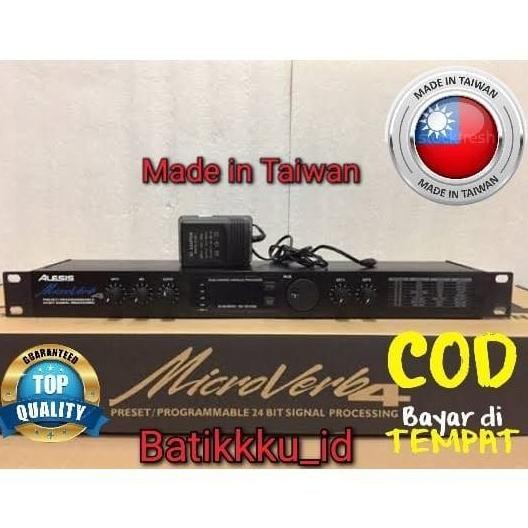 [Made In Taiwan Bisa Cod] Effect Vocal Alesis Microverb 4 / Microverb4 (Grade A) Made In Taiwan Kupi
