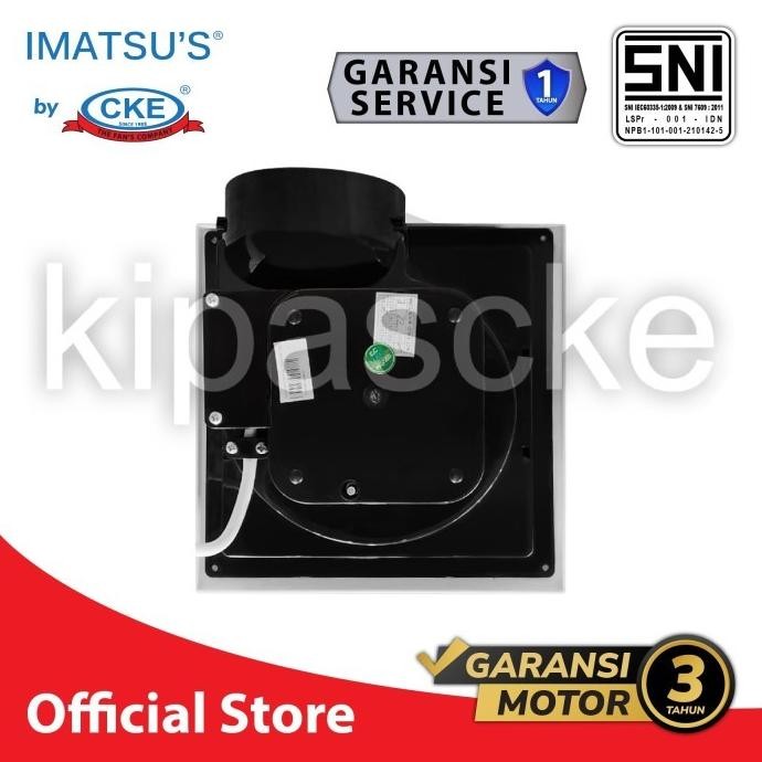 Original Exhaust Fan Plafon 14 Inch Ceiling Hexos Plafon Dapur Toilet Imatsu