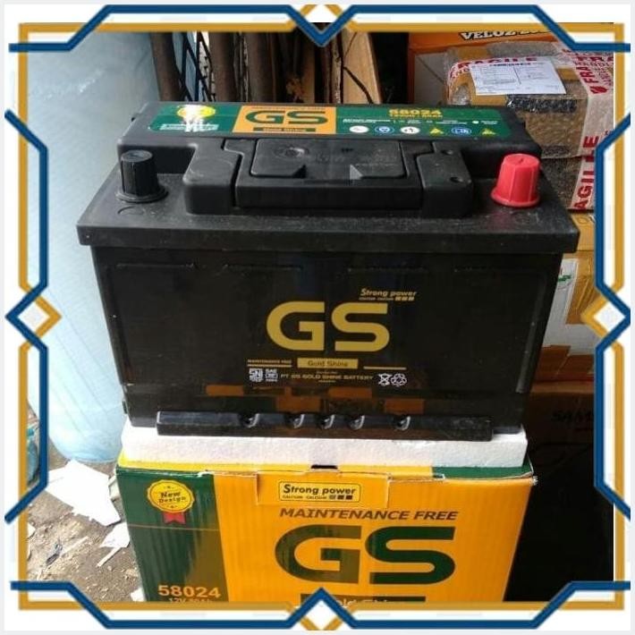 [BUN] AKI ACCU 580-24 MF KERING 12V 80AH AMPER GS GOLD SHINE