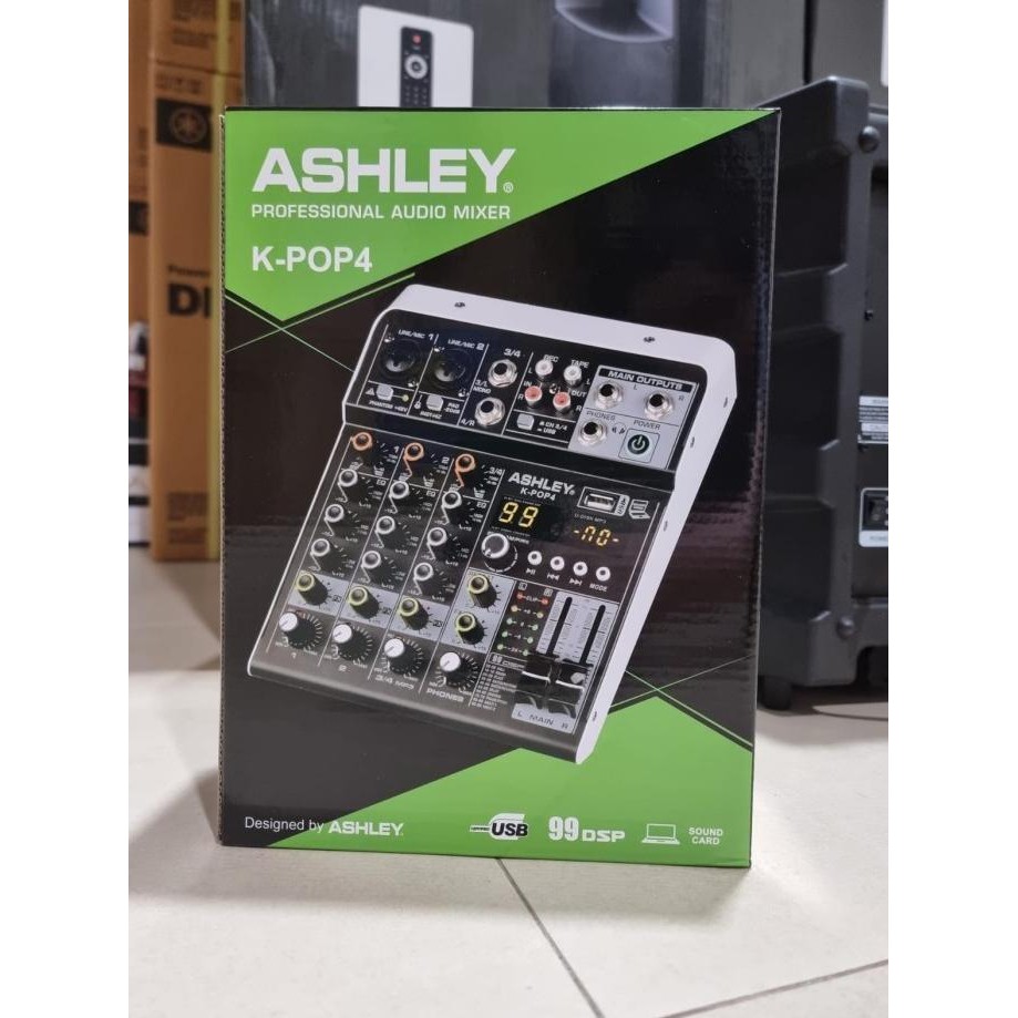 Mixer Audio Ashley K-Pop 4 / Audio Mixer Ashley K-Pop 4 Co