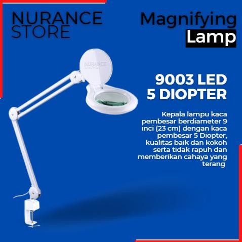 

Sale! MAGNIFYING LAMP / KACA PEMBESAR LLIGHT 9003 LED ( 5 DIOPTER )