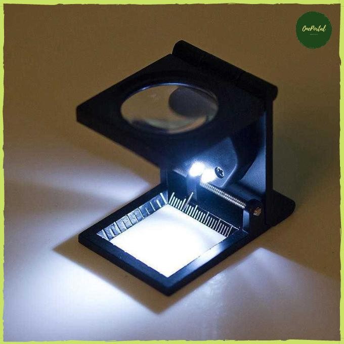 

Sale! Kaca Pembesar Lipat Foldable Magnifier Portable 28mm 10X