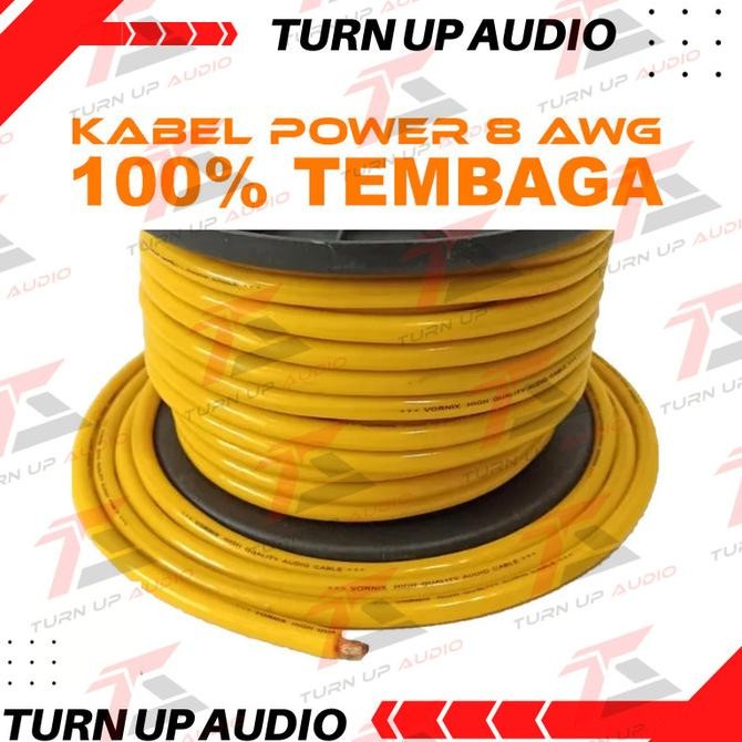 Kabel Power Audio Mobil 8 AWG - Kabel Strum Kabel ACCU harga PER METER