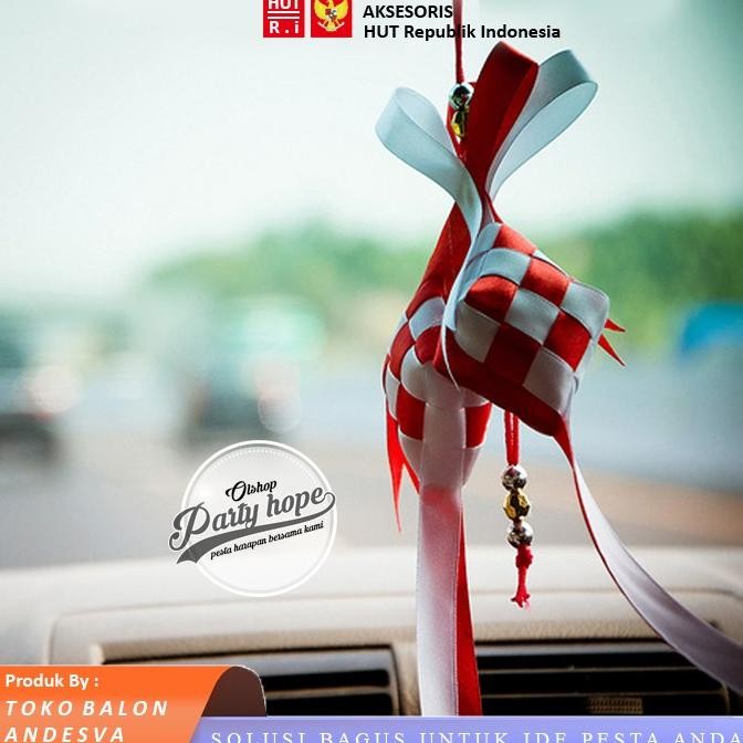 

Sale! [Isi 12] Hiasan Ketupat Gantung Merah Putih / Ketupat Gantung Hiasan Mobil / Ketupat Aksesoris Hut Ri / Ketupat Pita Satin Merah Putih