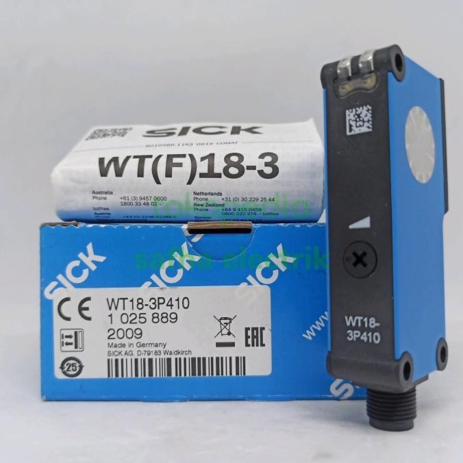 Sick Wt18-3P410 Photoelectric Sensor New Stok