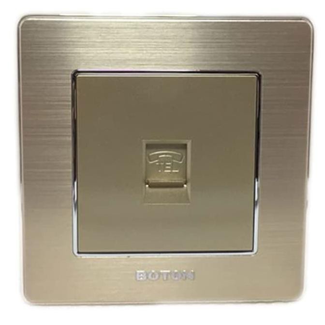 Promo Boton Telepon gold / stop kontak tlp gold boton tlp boton COD