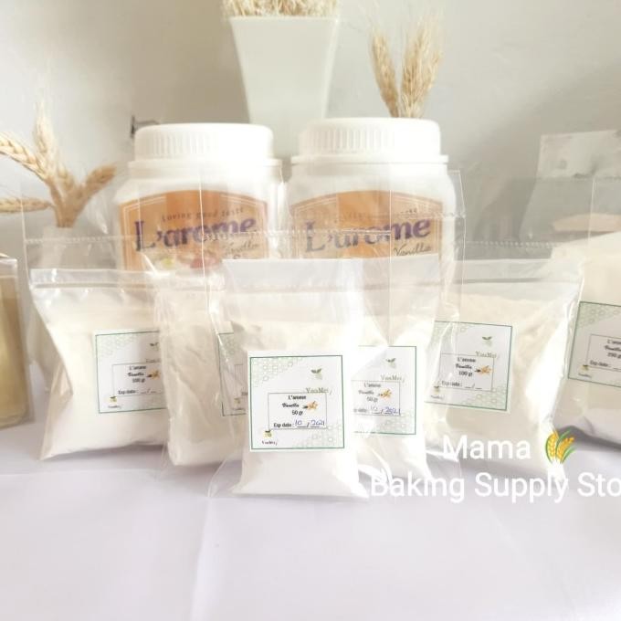 

Terbaru L'Arome Larome Vanilla Milk Powder Vanila Susu 100 Gr Repacked Wangi