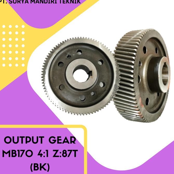yang dicari@@@@] MB170 DRIVEN GEAR OUTPUT GEAR 4:1 87T MB170-03-002/4 JPT