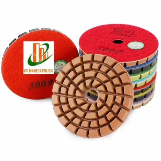 Diamond pad poles lantai semen poles teraso poles beton-grid#3000