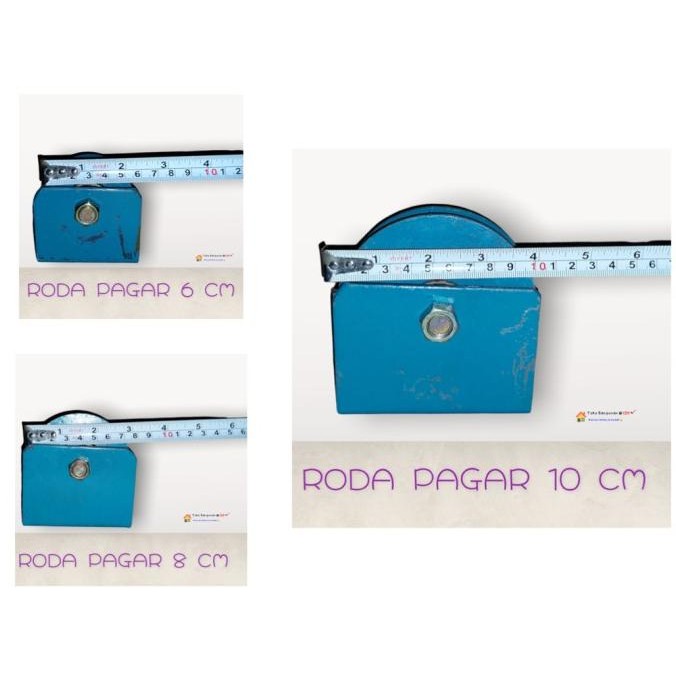 promo roda pagar rel siku /roda besi