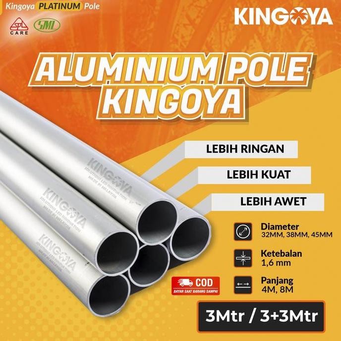Pipa Egrek Sawit Kingoya 4 Meter, Pipa Egrek Kingoya Pipa Kingoya, Galah - Pole Kingoya 4 Meter Co