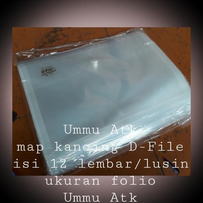 

ready map kancing bening ukuran folio murah