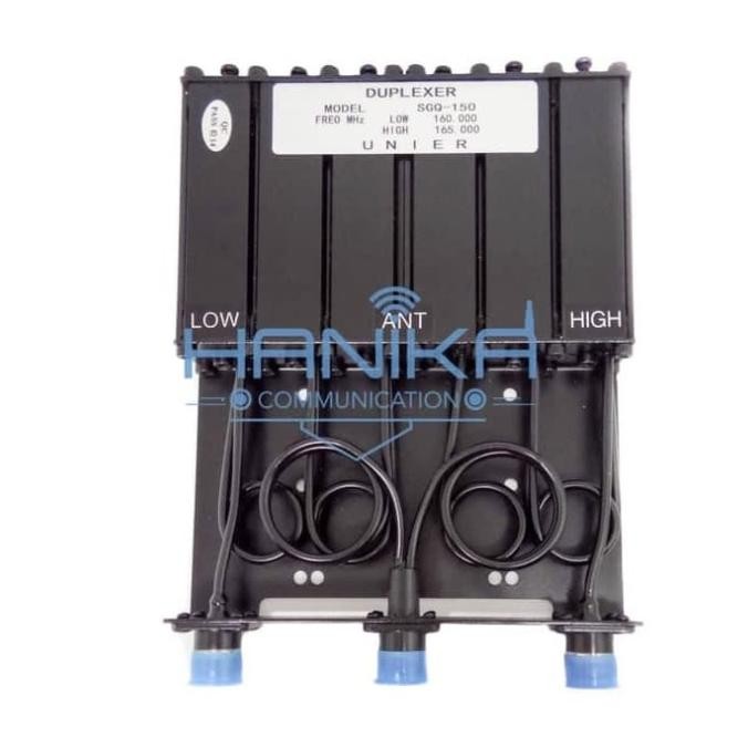 UNIER Duplexer VHF 165-170MHz Ori Baru 1 Antenna Repeater Radio Rig