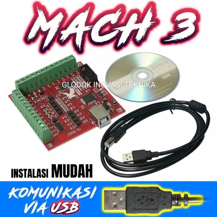 MACH3 MACH 3 Breakout Control board CNC Router Controller USB 4 Axis murah