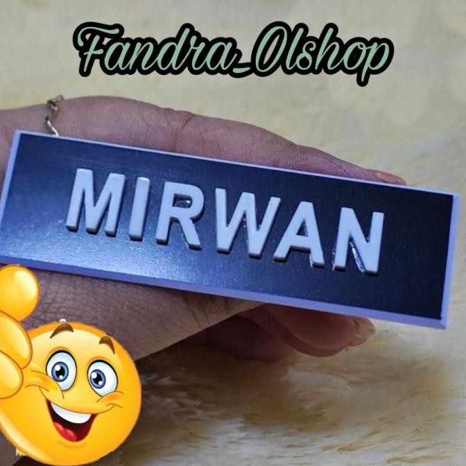 

ready Papan Nama Timbul 3D / Name Tag Timbul 3D Akrilik /Dove (MAX.10 HURUF) murah