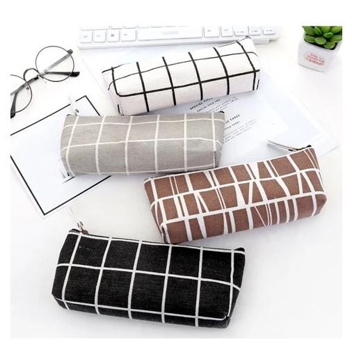 

u-45 TEMPAT PENSIL MOTIF KOTAK MINIMALIS Hemat