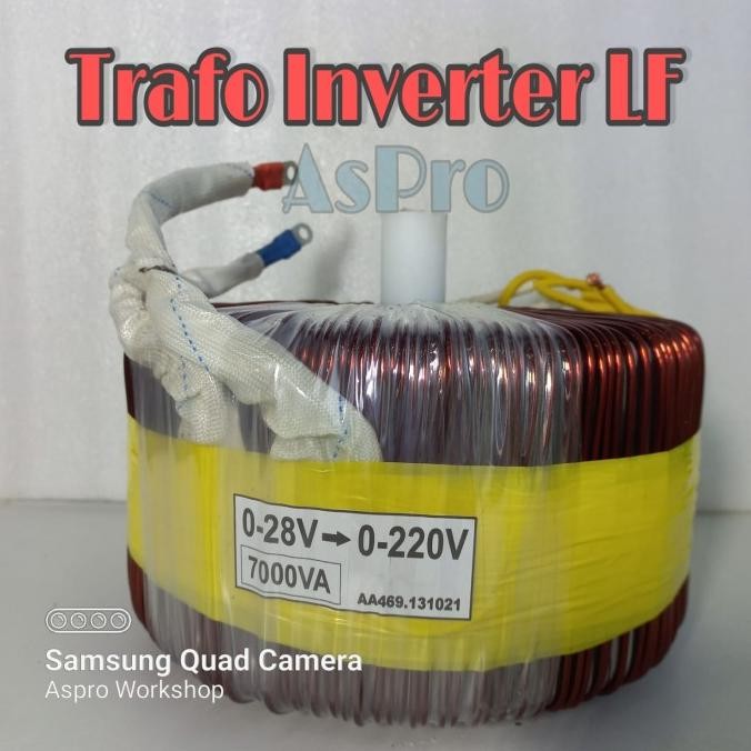 Trafo Travo Inverter Lf Toroid 7.000Watt New Stok