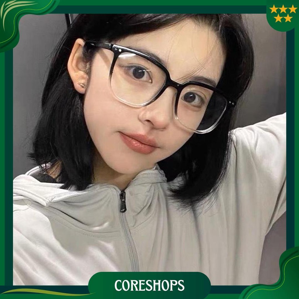 Wd Kacamata Anti Radiasi Wanita Korea Bergaya Bingkai Transparan Frame Kacamata Komputer K37 Ori