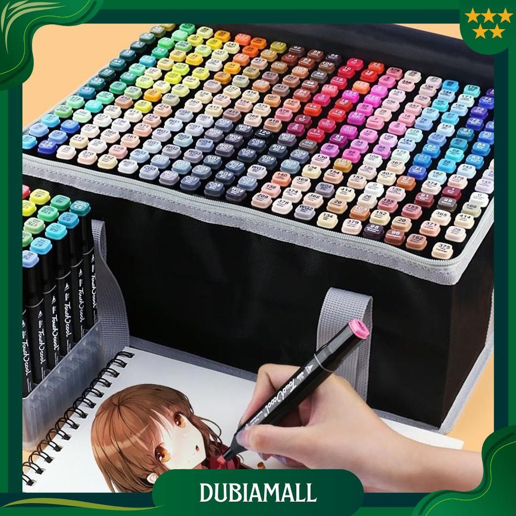 

Wd Touchfive 120Pcs Warna Sketsa Spidol Umum General Marker Set Animation Markers / Sketch Twin Market Set Spidol Sale