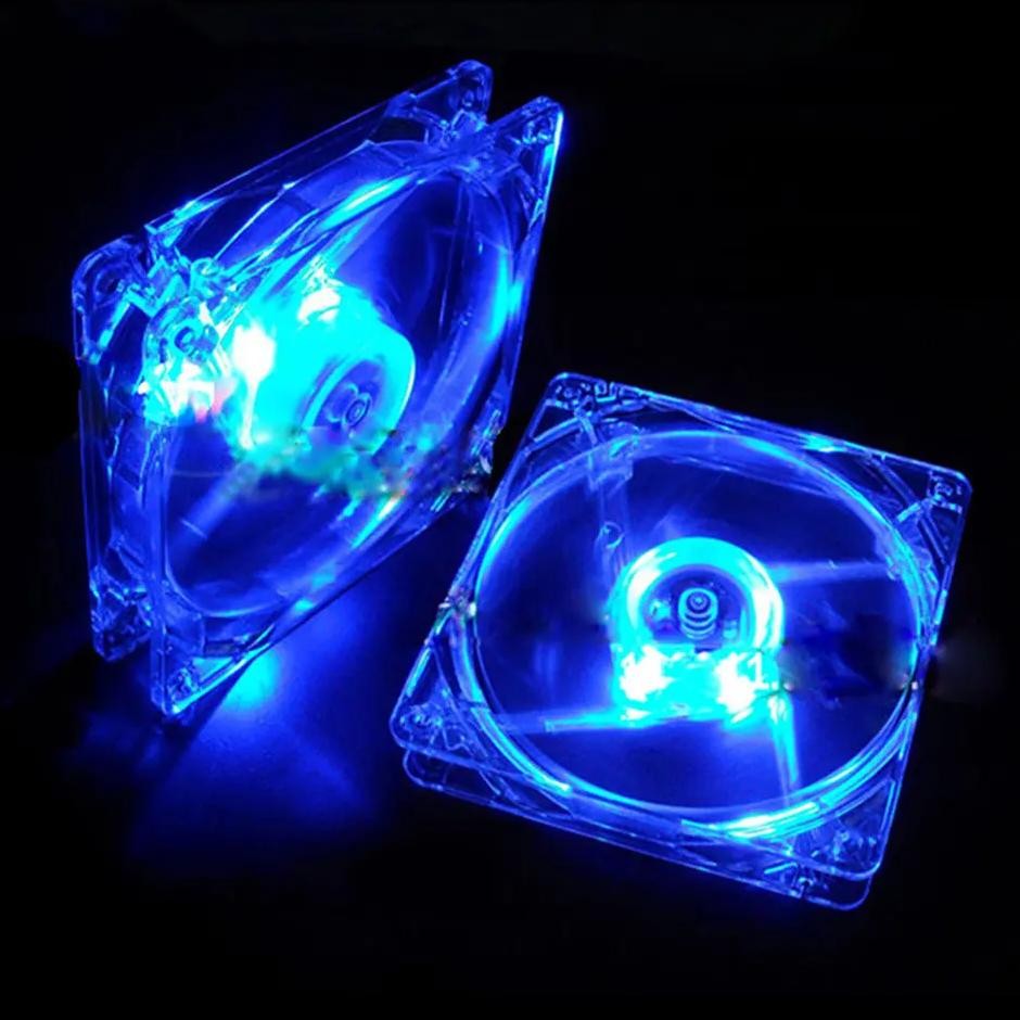 80Mm Computer Cpu Fan Cooler Led Computer Pc Case Cooling Fan Ultra Silent Heatsink 80X80X25Mm Rgb L