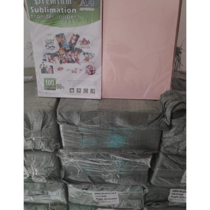 

Kertas Sublim Sublimation Transfer Paper Premium Kaos, Mug, Asbak, Dll