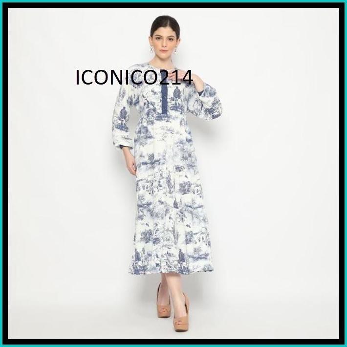 DRESS / MIDI DRESS ZARA CREPE /MIDI MOTIF CANTIK / MIDI BAHAN HALUS / MIDI DRESS / MIDI DRESS MOTIF