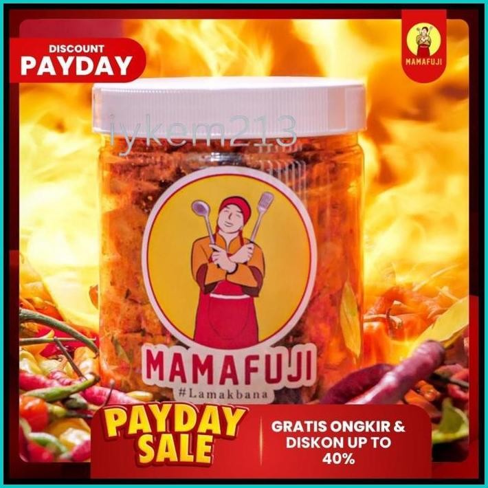 

MAMAFUJI - BASRENG PEDAS ASIN ORIGINAL PEDAS DAUN JERUK BALADO 250 GRAM