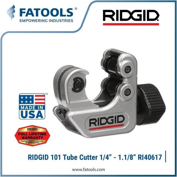 

Ridgid 40617 101 Tube Cutter 1/4" - 1.1/8" Co