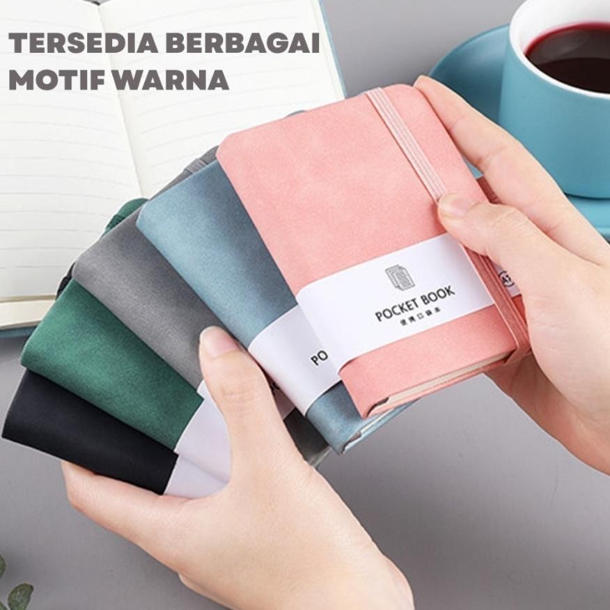 

fg-87 Aimilo Notebook A6 Pocket Buku Diary Kecil Scrapbook Mini Aesthetic Original
