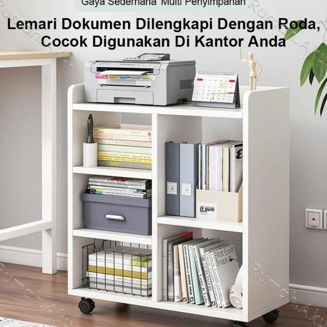 Lemari Buku Bisa Bergerak Lemari Kayu Lemari Buku Anak Lemari Mainan Lemari Serbaguna Lemari Hias Le