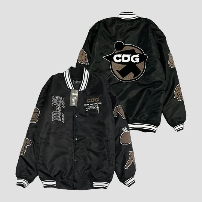 Jaket Varsity Baseball Full Bordir Pria Wanita Original Skullend (Best Quality)