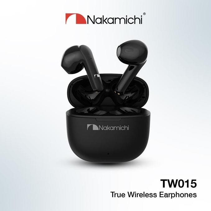 Sale Nakamichi Tw015 True Wireless Earphone Bluetooth Gaming Tws Hd Black