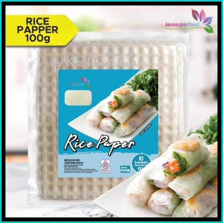 

RICE PAPER / KULIT LUMPIA VIETNAM /SPRING ROLL BANH TRANG KOTAK