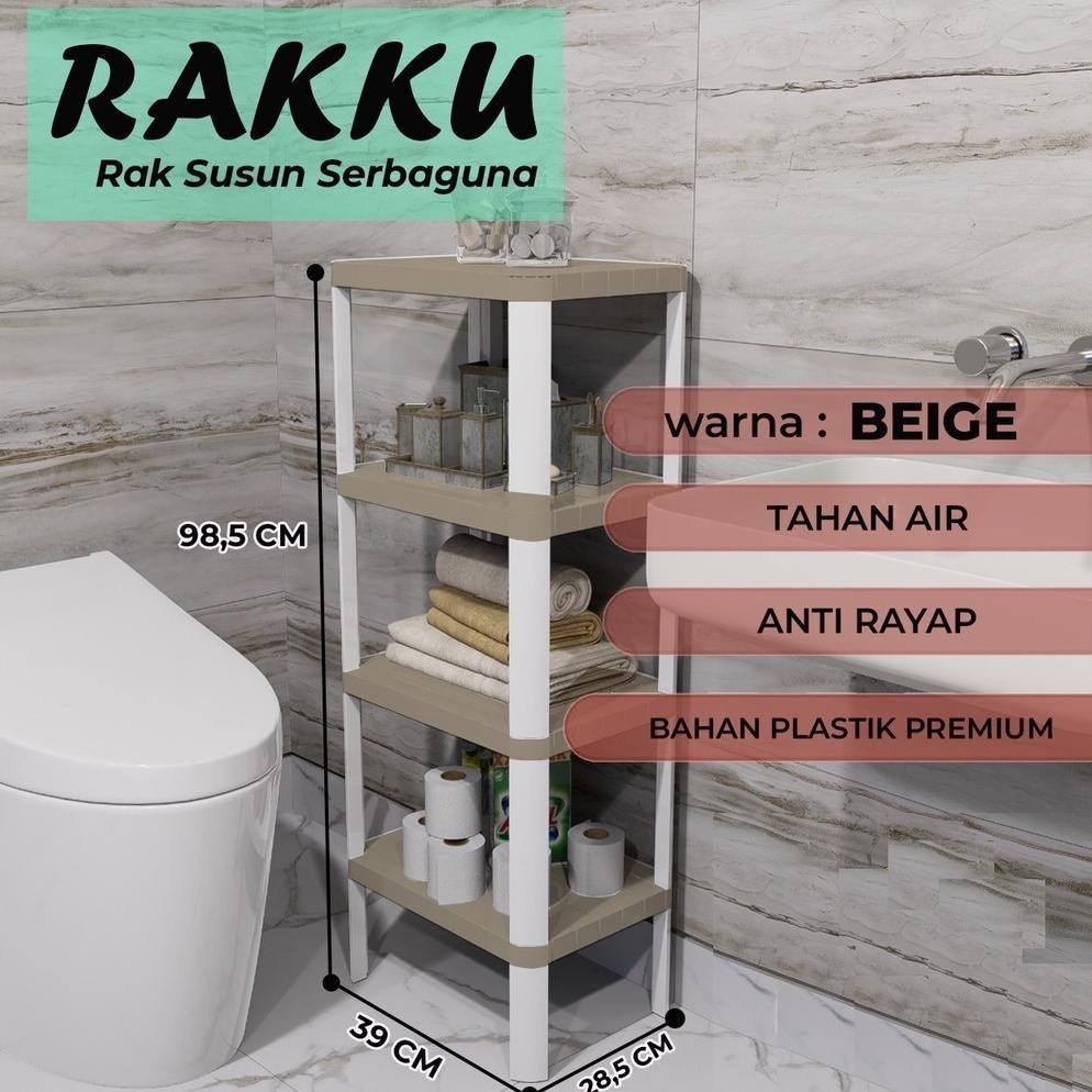 RAK KAMAR MANDI / RAK SUDUT/ RAK POT BUNGA / RAK SEPATU / RAK DAPUR / RAKKU RAK SUSUN SERBAGUNA