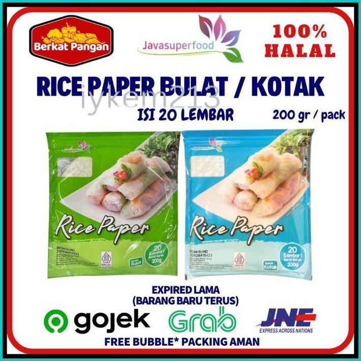 

RICE PAPER / BANH TRANG HIGH QUALITY RICE PAPER 22CM / KULIT LUMPIA VIETNAM