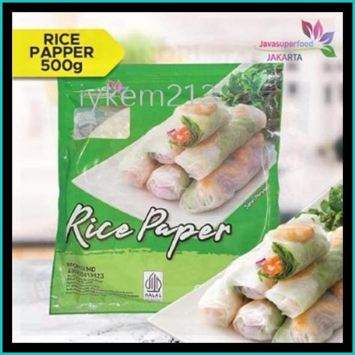 

JAVA SUPERFOOD RICE PAPER 100GR - KULIT LUMPIA VIETNAM - SPRING ROLL BANH TRANG