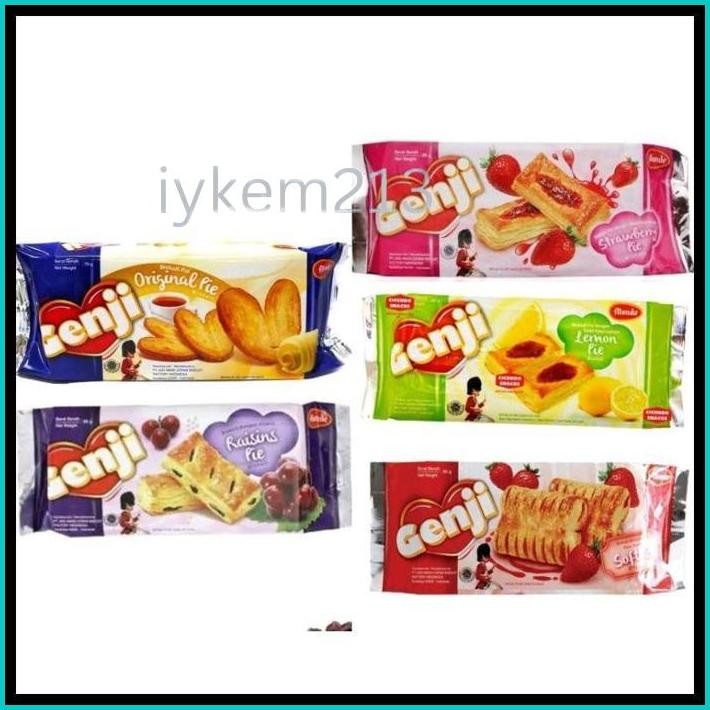 

MONDE GENJI ORIGINAL PIE STRAWBERRY SOFT COKLAT PIE/MONDE GENJI RAISINS/MONDE GENJI SOFT PIE LEMON / GENJI MONDE
