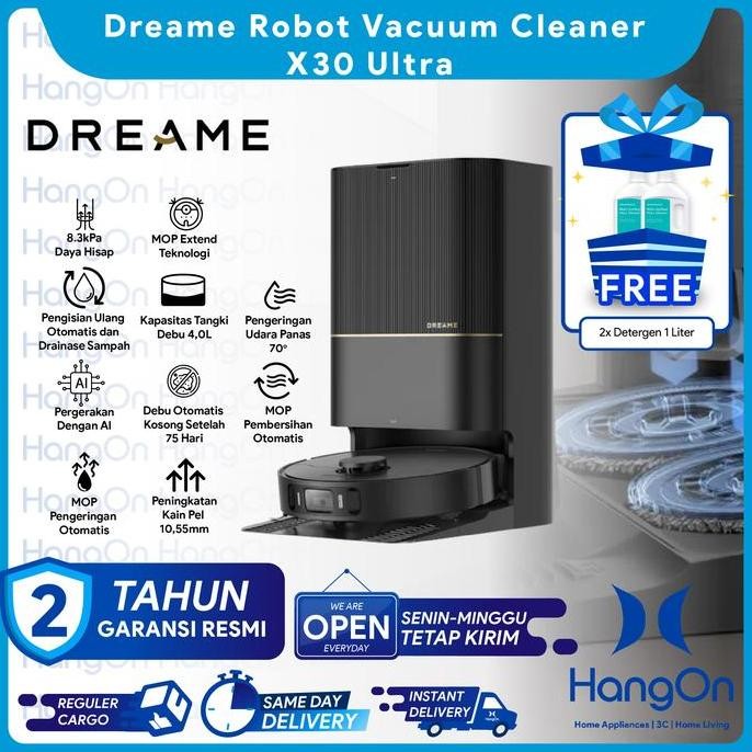 Promo Dreame X30 Ultra Master Robot Vacuum Enhanced Mopextend 3 Selfcleaning
