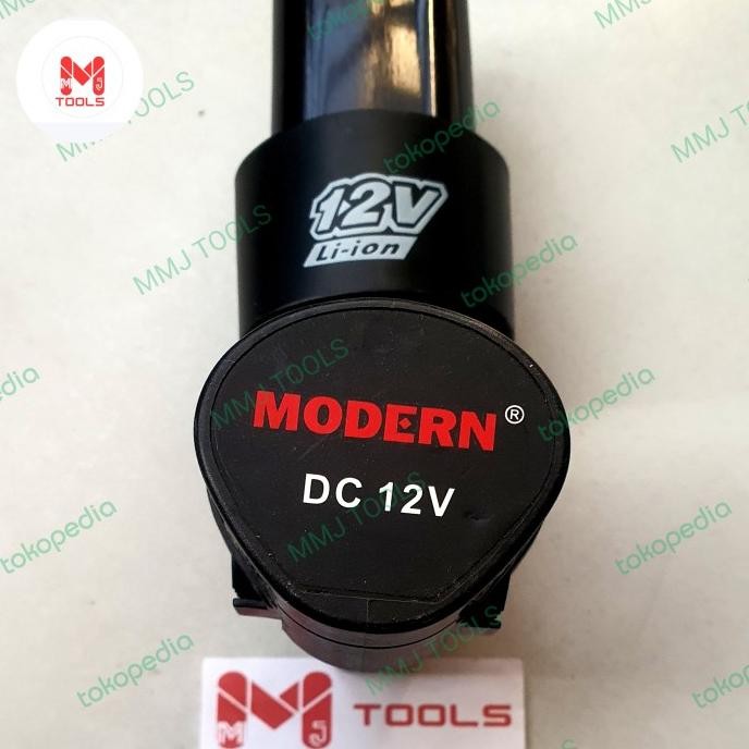 Baterai DC 12 Volt MODERN mesin bor - MODERN Batery mesin bor charge murah