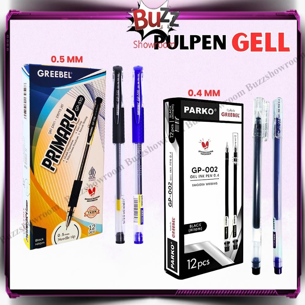 

My56 QV21 Pulpen Gel Greebel Pena Standard PRIMARY Parko 0.5mm 0.4mm Termurah Termurah