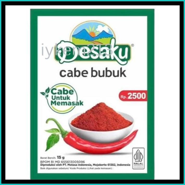 

DESAKU BUBUK BUMBU TRADISIONAL KETUMBAR KUNYIT BAWANG PUTIH CABE OPOR BALADO MARINASI - 1 RENCENG