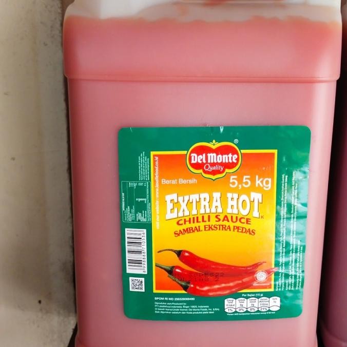

Sale Sambal Extra Hot Delmonte Uk 5.5Kg