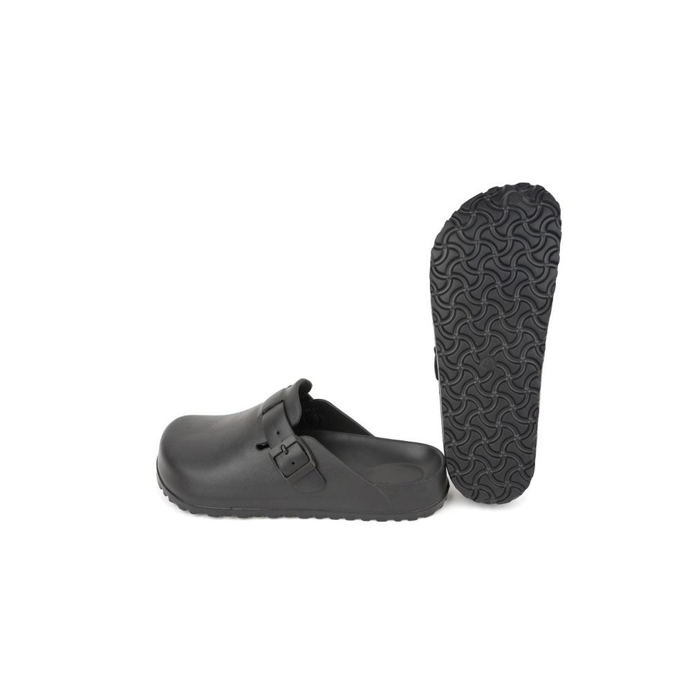 gd-5 TR21 Sandal Selop KOMIN Boston K-128 Hitam - Sandal Slop Karet Berkualitas Original