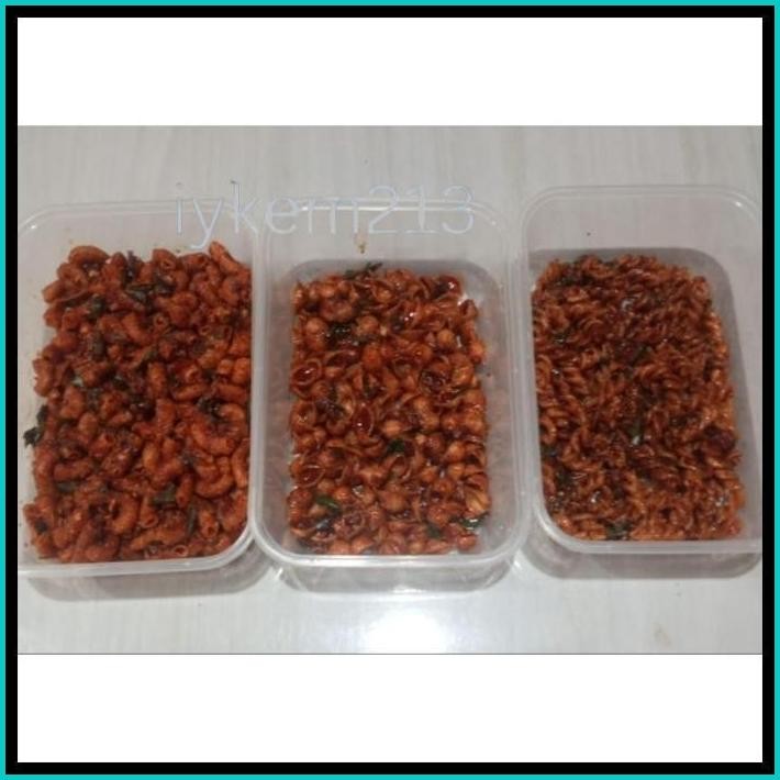

SERBA SERBU 6RB" 100 GRAM SNACK CEMILAN TERLENGKAP PEDAS MANIS GURIH SNACK RENYAH